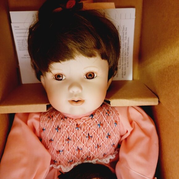 VTG Ashton Drake Porcelain Angel Doll Collection Everlasting Friendship Box COA - Picture 4 of 7